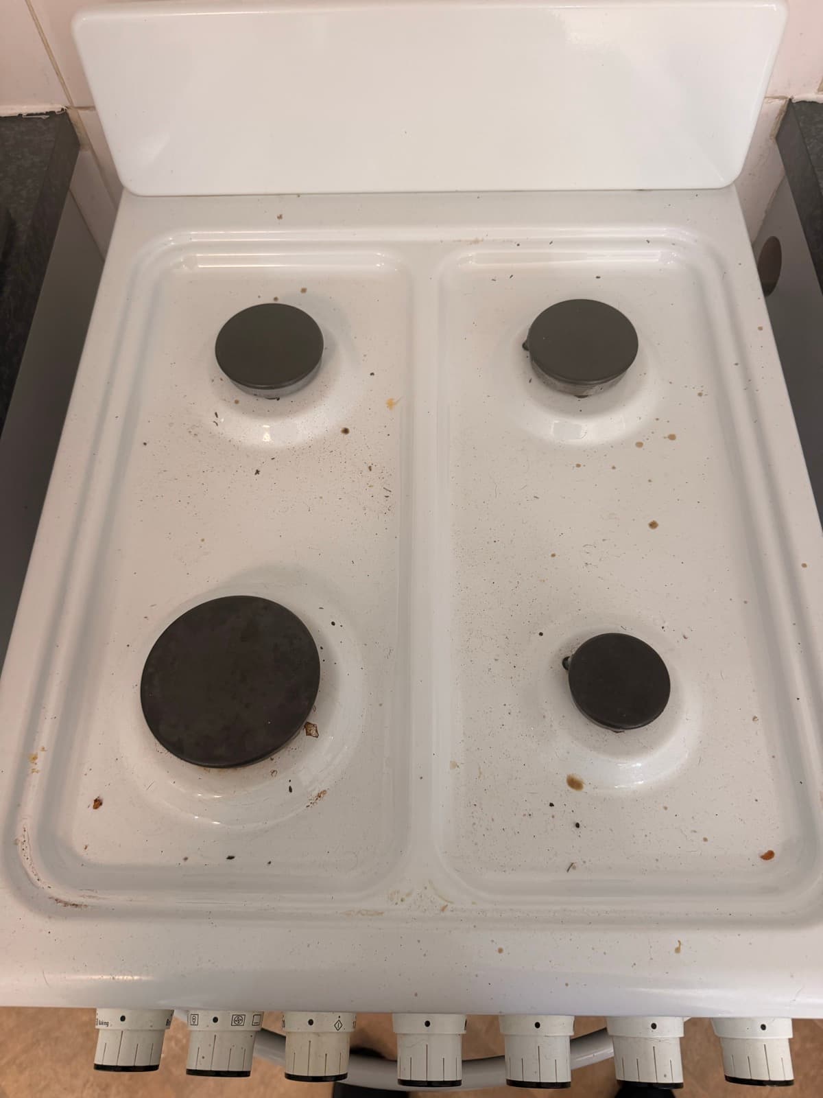 Gas Stove Top — before