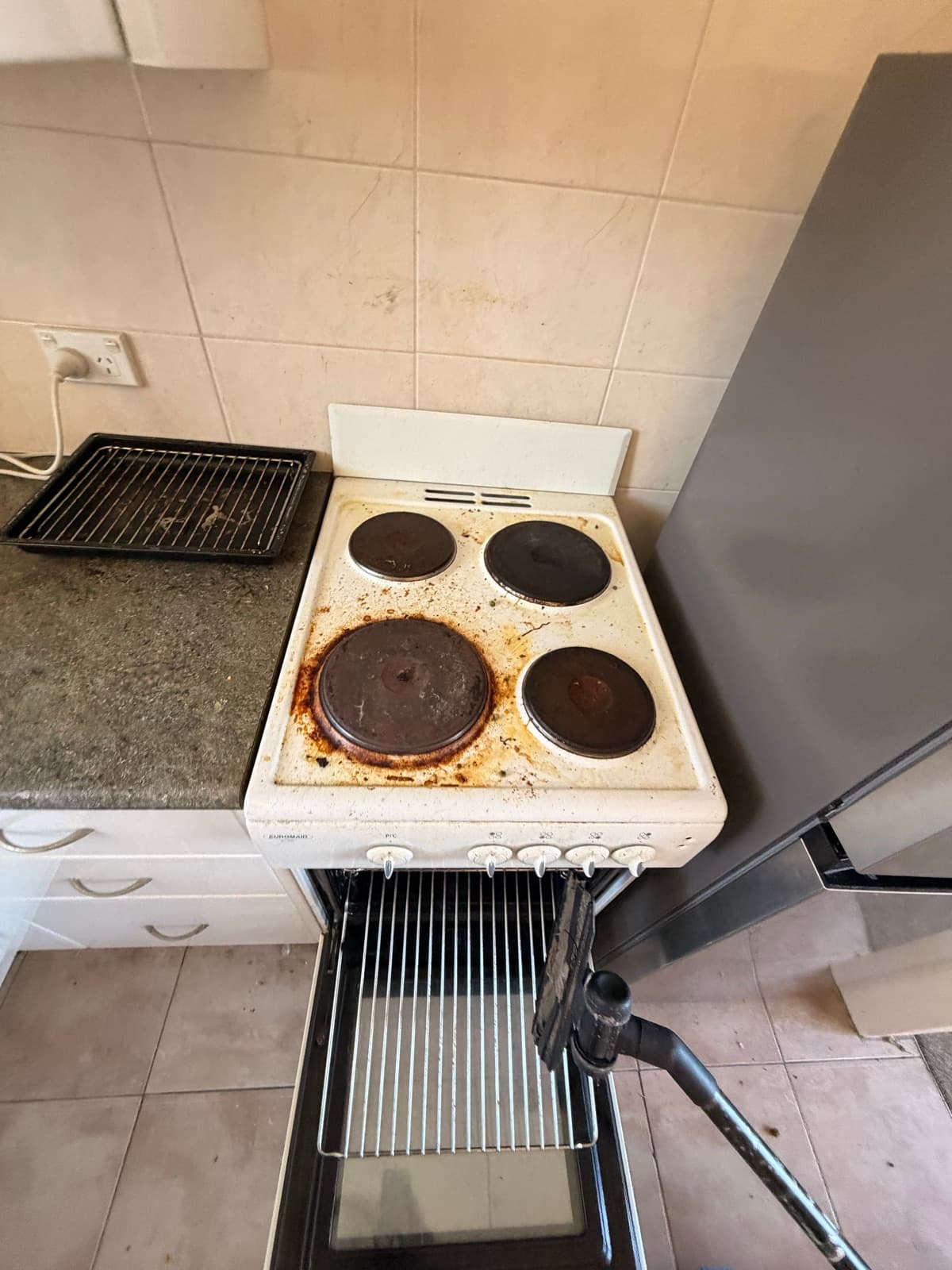 Electric Stove Top — before