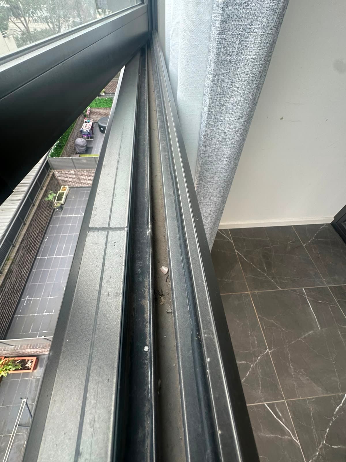 Balcony Window Track — after